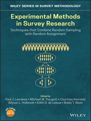 cover image of Experimental Methods in Survey Research